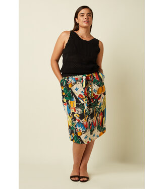 KING LOUIE •• Lola Button Skirt Tropez | Black
