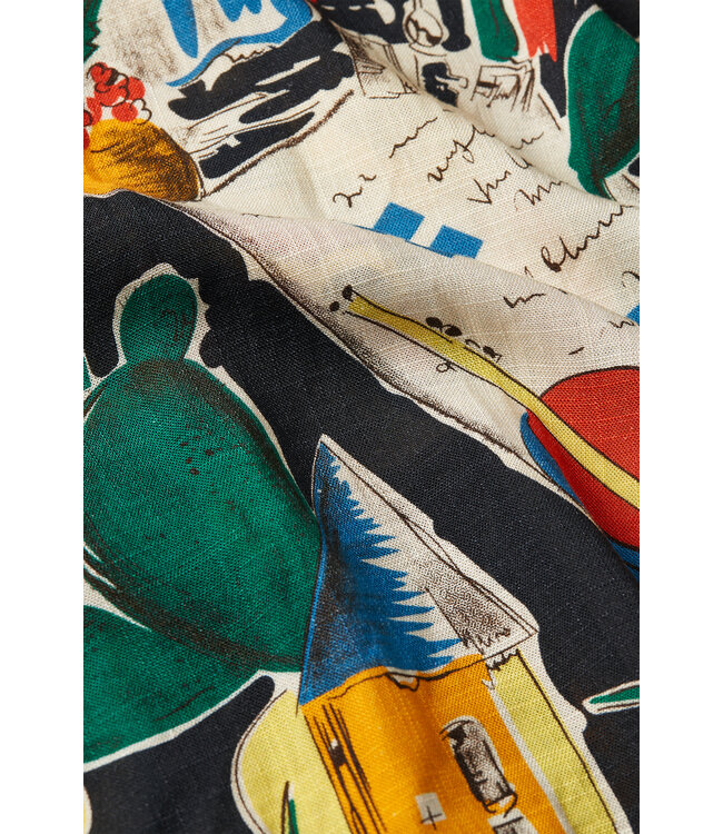 KING LOUIE •• Lola Button Skirt Tropez | Black