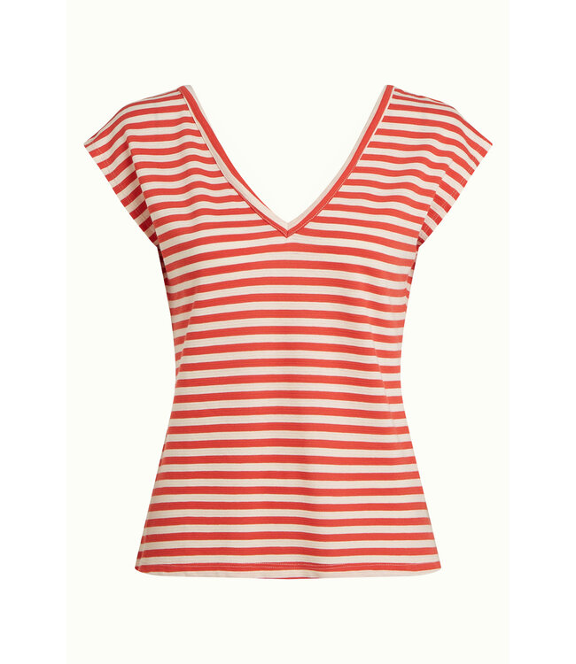 KING LOUIE •• Double V Top Chopito Stripe | Summer Fig