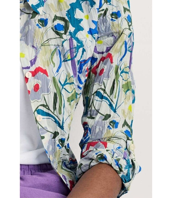 SEASALT CORNWALL •• Larissa Shirt | Studio Floral Chalk