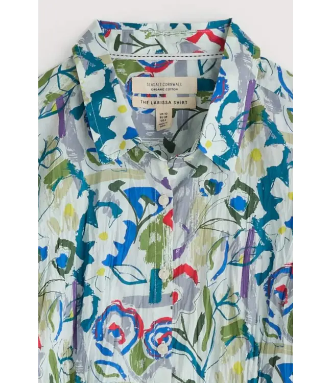 SEASALT CORNWALL •• Larissa Shirt | Studio Floral Chalk