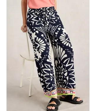 WHITE STUFF •• Farah Wide Leg | navy multi