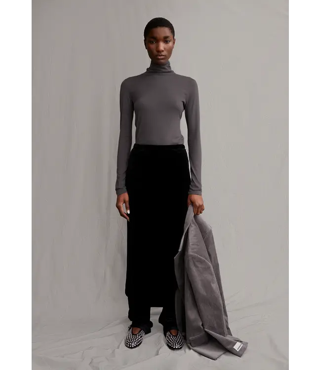 ARMEDANGELS •• GRAZILIAA Iron Cast| LONGSLEEVE SLIM FIT VAN BIOLOGISCH KATOEN