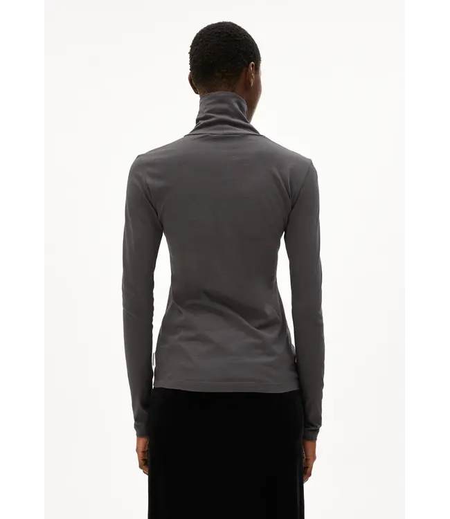 ARMEDANGELS •• GRAZILIAA Iron Cast| LONGSLEEVE SLIM FIT VAN BIOLOGISCH KATOEN