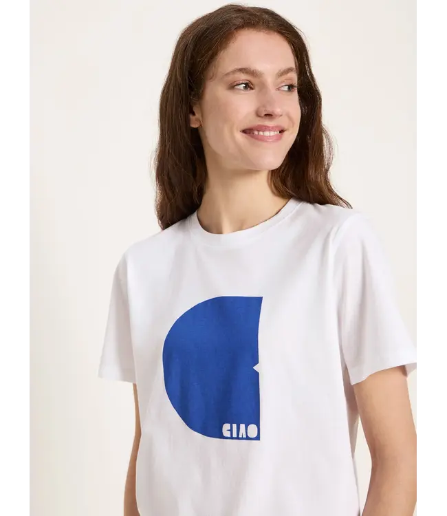 LANIUS •• Statement shirt GOTS | Lapis