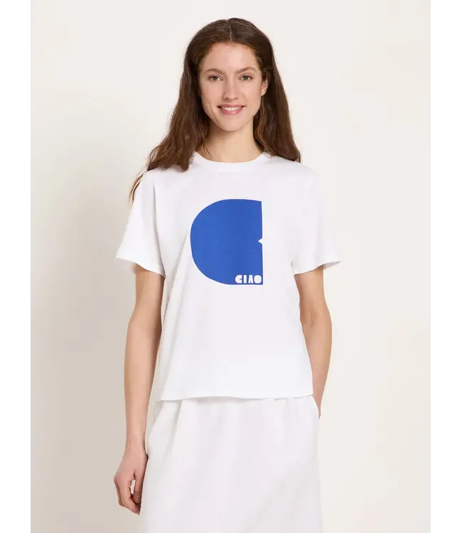 LANIUS •• Statement shirt GOTS | Lapis