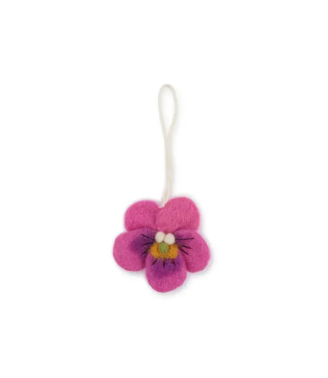 SJAAL MET VERHAAL  •• Hanger Viooltje Assorti