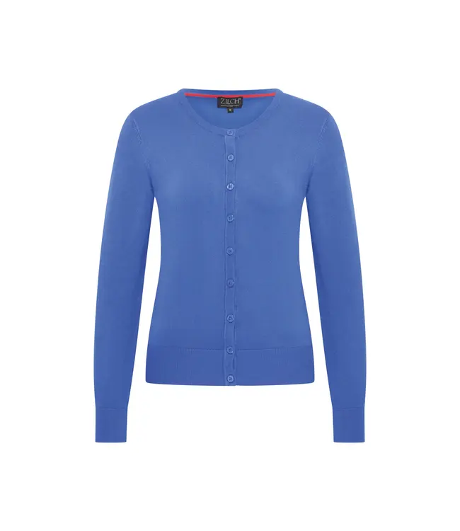 ZILCH •• Bamboe viscose vest | DAZZLING BLUE