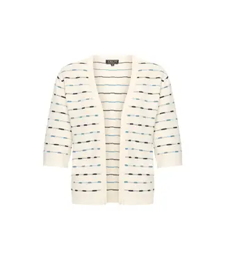 ZILCH •• Vest met halflange mouw | Multi Navy