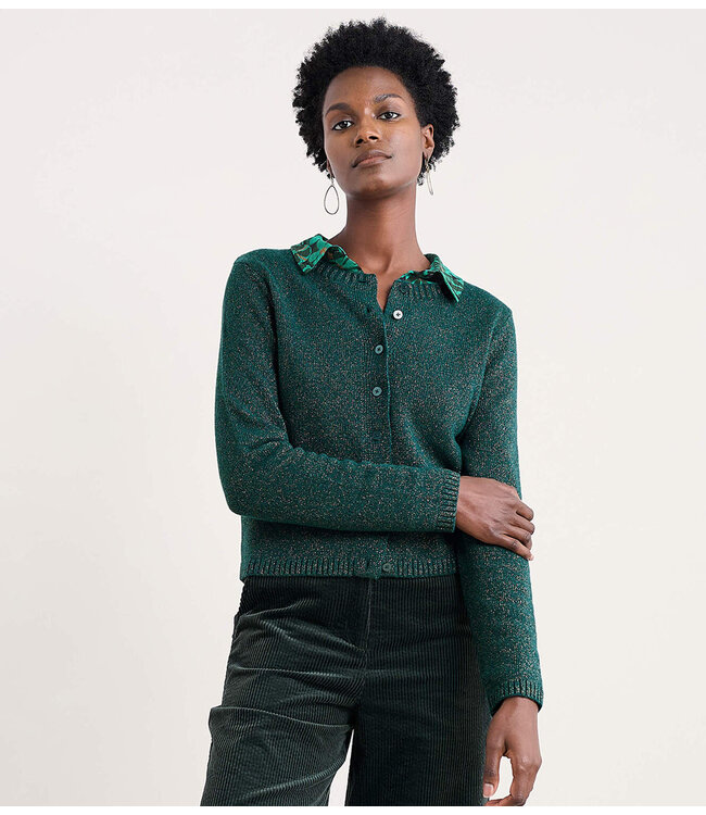 SEASALT CORNWALL •• Tern Tide Cardigan | Dark Wreckage