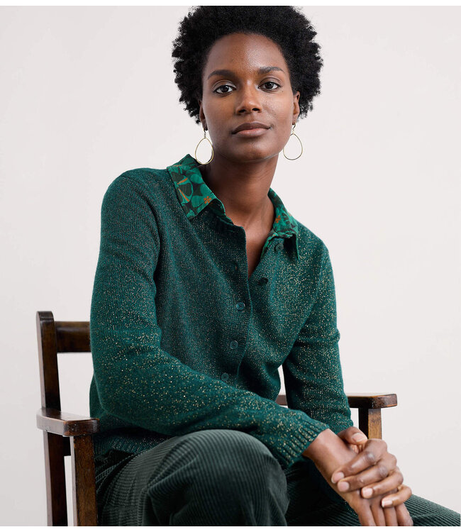 SEASALT CORNWALL •• Tern Tide Cardigan | Dark Wreckage