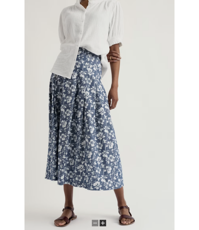 SEASALT CORNWALL •• Jamboree Skirt | Mallow Vine Indigo