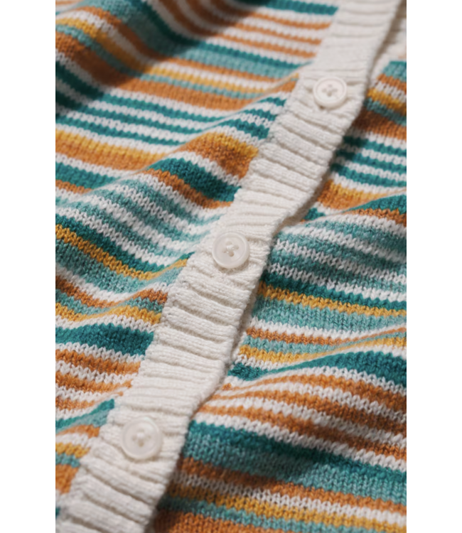 SEASALT CORNWALL •• Knavock Striped Jumper | Dittany Amber Multi