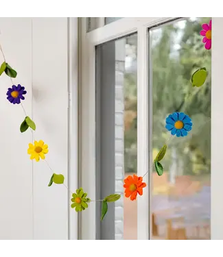 SJAAL MET VERHAAL  •• Viltslinger Margrietjes Multicolor