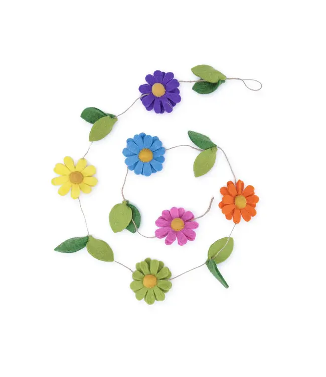 SJAAL MET VERHAAL  •• Viltslinger Margrietjes Multicolor