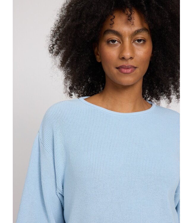 MAZINE •• Half sleeve Knit Jumper | Dream Blue