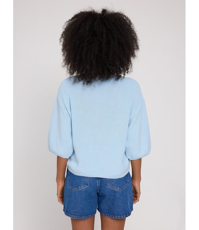 MAZINE •• Half sleeve Knit Jumper | Dream Blue