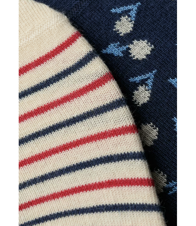 SEASALT CORNWALL •• Everyday Liner Socks | Wild Cherry Mix ~ pack of 2