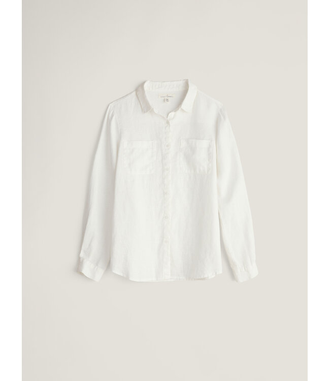SEASALT CORNWALL ••. Linnen blouse Hazel Brand | Chalk