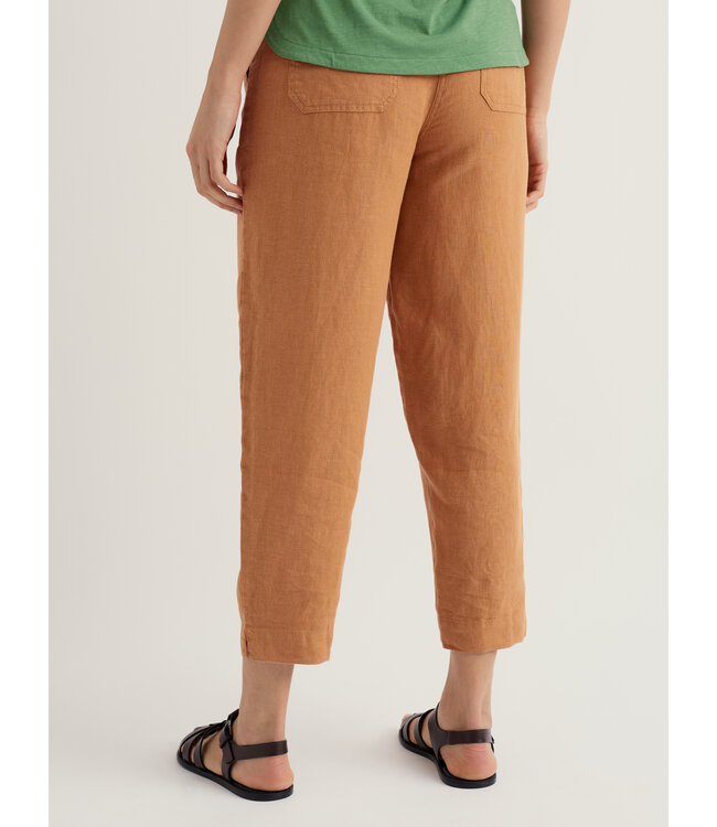 SEASALT CORNWALL •• Linnen Cropped broek Salting | Basket