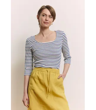 Tranquillo •• Tencel™ Jersey Shirt Loolly | navy stripes