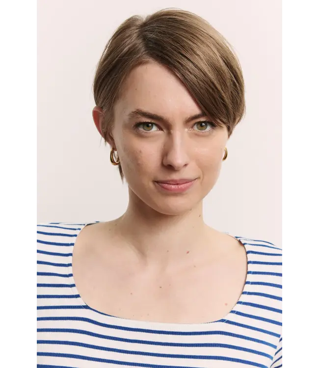 Tranquillo •• Tencel™ Jersey Shirt Loolly | navy stripes