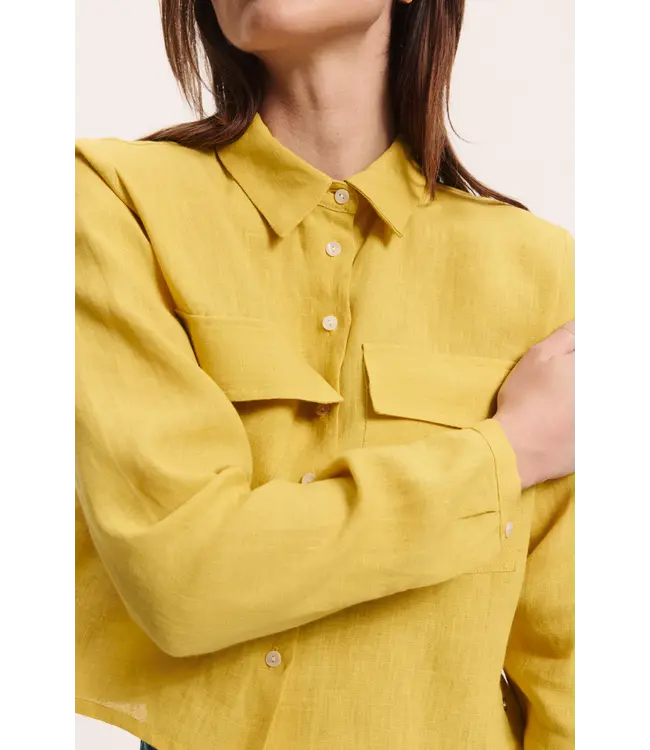 Tranquillo •• Linnen blouse JAACKY | mango mint