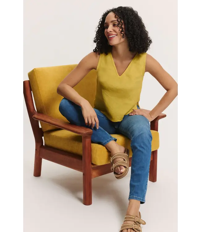 Tranquillo •• Linnen top MENAA | mango mint