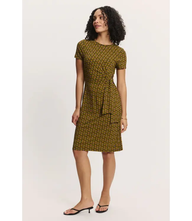 Tranquillo •• Jersey jurk OLIVIAA | Black Fan