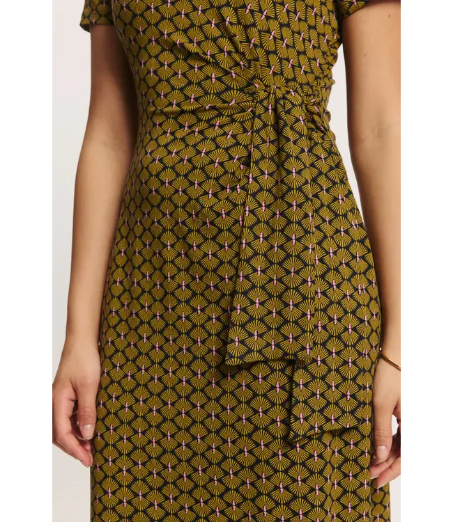 Tranquillo •• Jersey jurk OLIVIAA | Black Fan