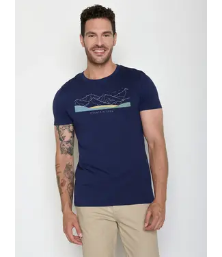GREENBOMB •• T-shirt Mountain Soul Guide | Navy