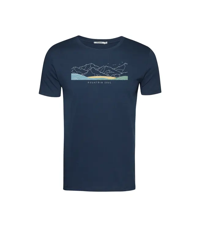 GREENBOMB •• T-shirt Mountain Soul Guide | Navy