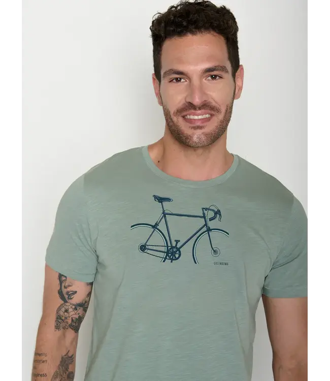 GREENBOMB •• T-shirt Bike Crop Spice | Soft Sage