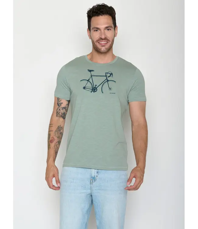 GREENBOMB •• T-shirt Bike Crop Spice | Soft Sage