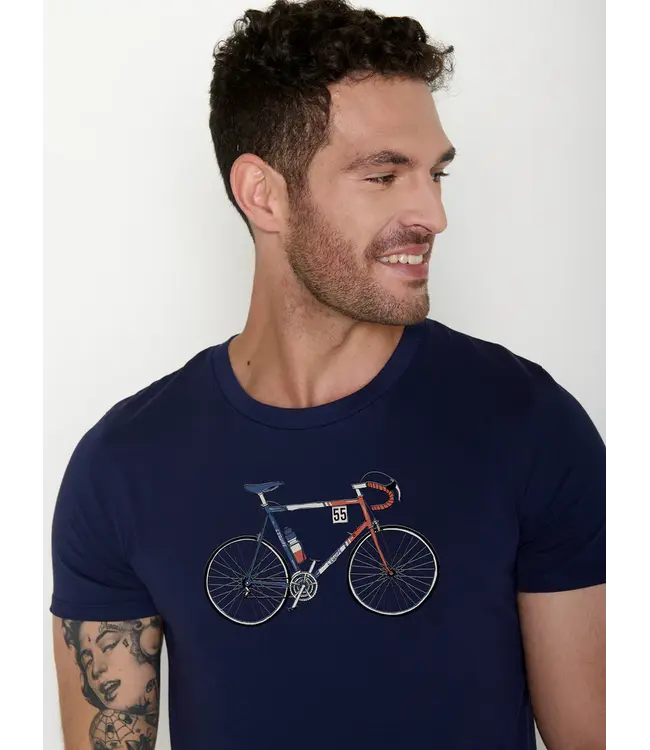 GREENBOMB •• T-shirt Bike Jacques Guide | Navy