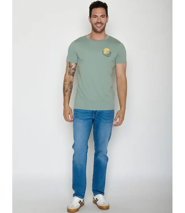 GREENBOMB •• T-shirt La Bicicleta Guide | Soft Sage