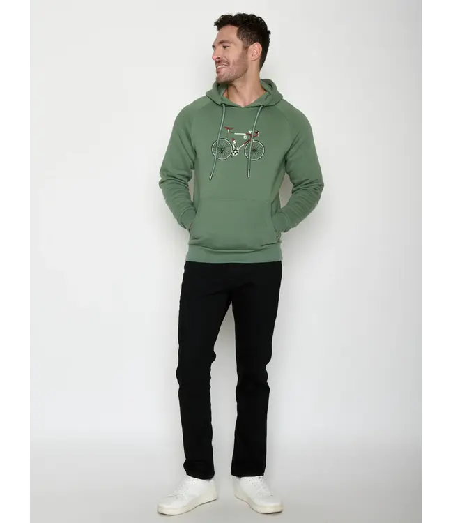 GREENBOMB •• Hoodie Trek Bike Enzo Simple | Soft Sage