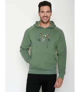 GREENBOMB •• Hoodie Trek Bike Enzo Simple | Soft Sage