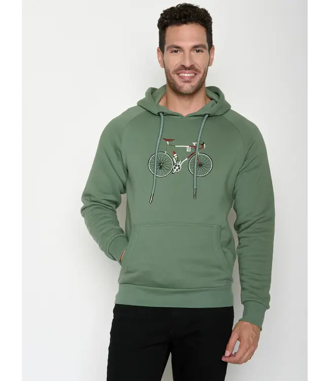 GREENBOMB •• Hoodie Trek Bike Enzo Simple | Soft Sage