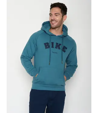 GREENBOMB •• Hoodie Trek Bike Travel | Tidal Blue