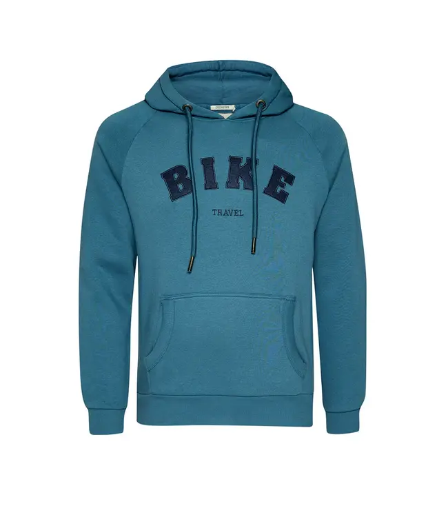 GREENBOMB •• Hoodie Trek Bike Travel | Tidal Blue