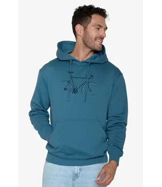 GREENBOMB •• Hoodie Joy Bike Crop  | Tidal Blue