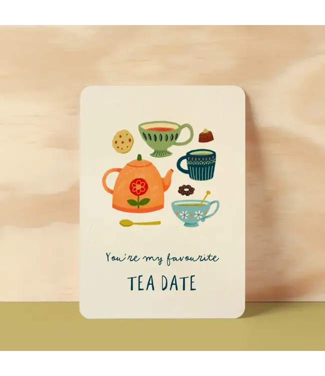 Illu-ster •• Ansichtkaart | Afternoon tea