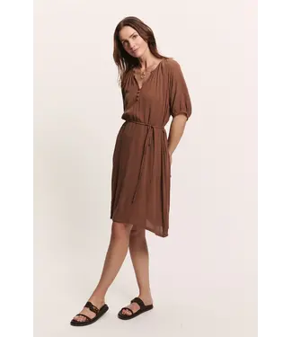 Tranquillo •• EcoVero™ jurk SARAAH | Chocolate