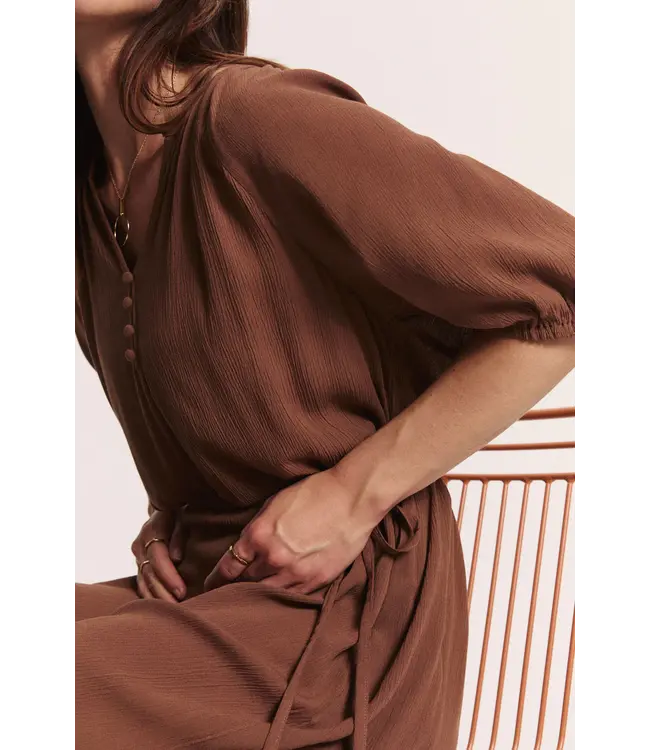 Tranquillo •• EcoVero™ jurk SARAAH | Chocolate