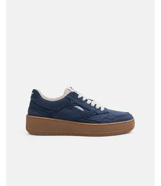 MoEa •• Origin Full Blue Suede Sneaker Mushroom
