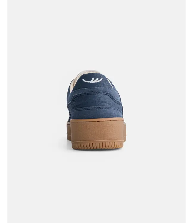 MoEa •• Origin Full Blue Suede Sneaker Mushroom