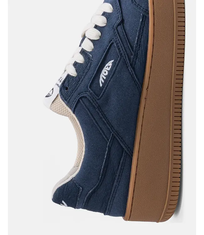 MoEa •• Origin Full Blue Suede Sneaker Mushroom