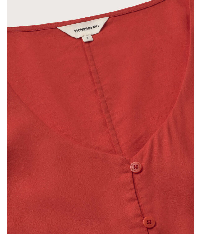 THINKING MU •• Leia Hemp Blouse | Clavel