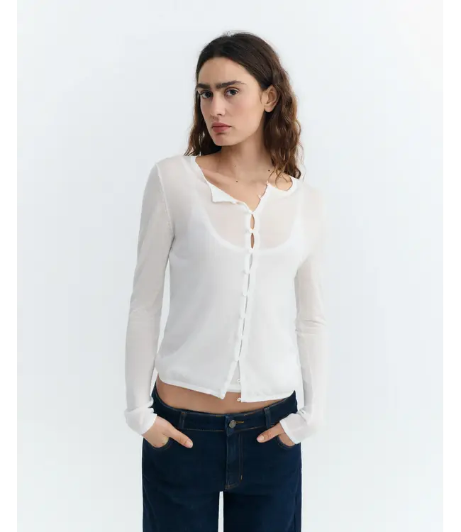 THINKING MU •• Manon Knitted Sweater | Pannacota